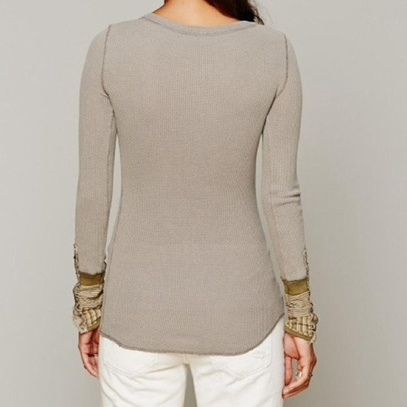 ❌SOLD ❌ Free People Mushroom Kyoto Cuff Thermal - Picture 3 of 7